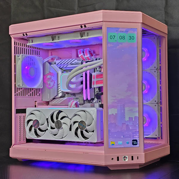 Indianas Strawberry Pink Hyte Y70 Touch (Ultra 7 265KF + RTX 5070Ti)