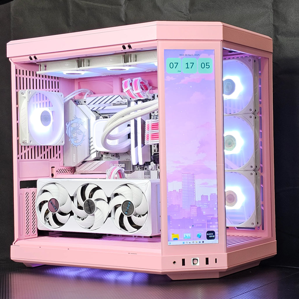 Indianas Strawberry Pink Hyte Y70 Touch (Ultra 7 265KF + RTX 5070Ti)